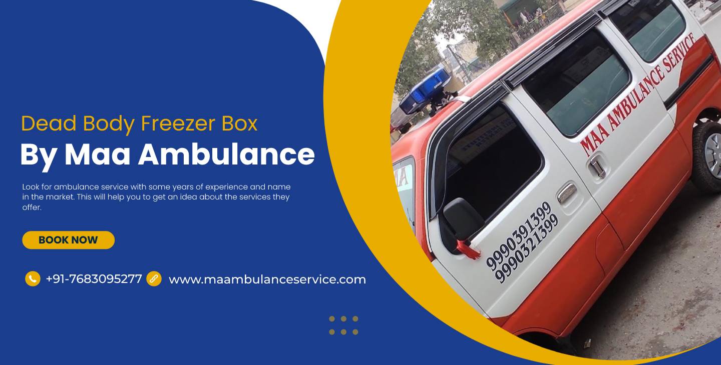 Dead Body Freezer Box Ambulance